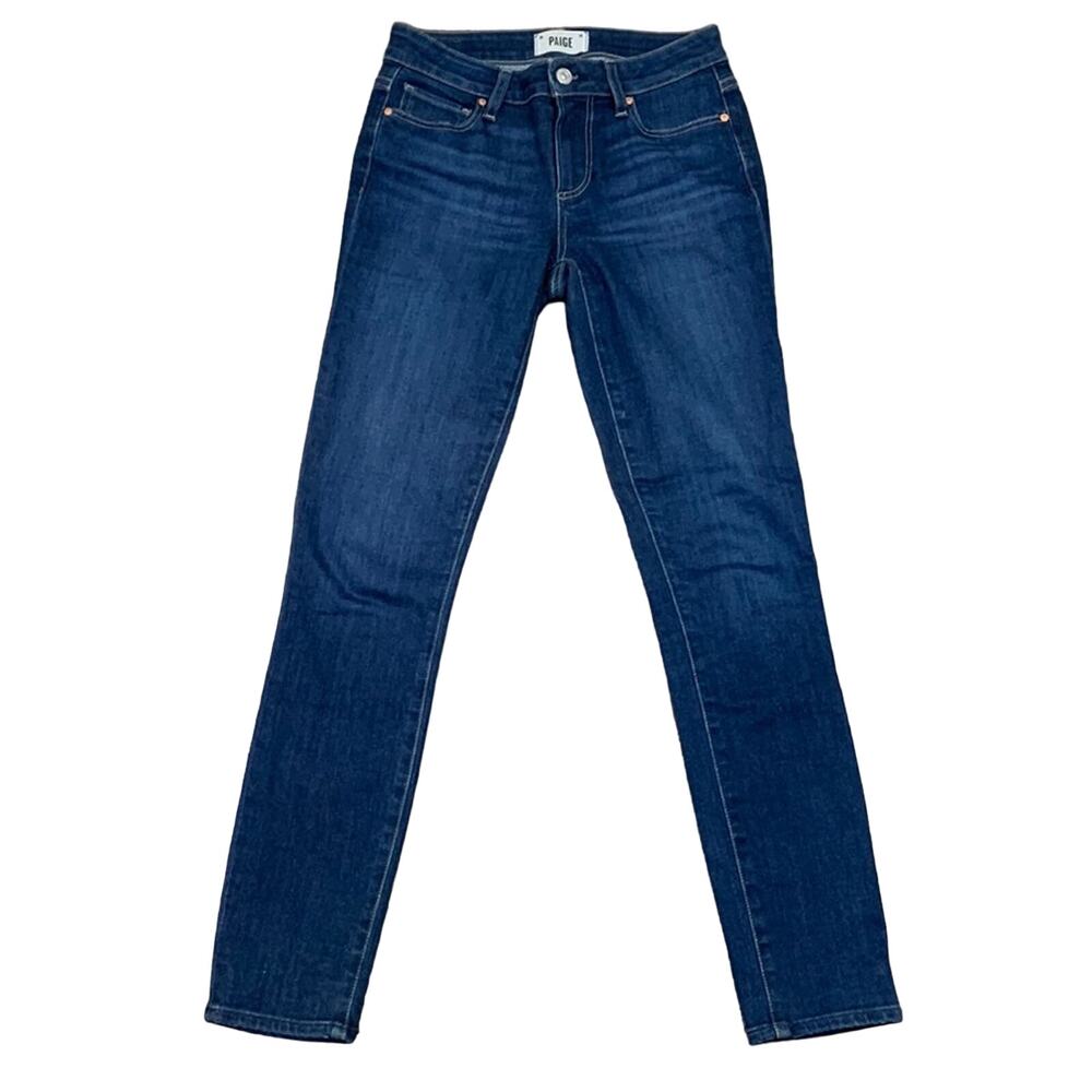 PAIGE Skyline Ankle Peg Skinny Jeans in Blue Bills